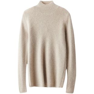 2025新款高档羊绒衫女套头高领毛衣修身内搭秋冬打底羊毛衫厚