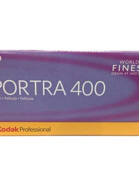 柯达炮塔portra400°120彩色负片人像胶卷28年02月标价为单卷价