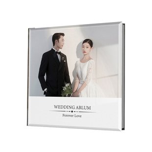 水晶婚纱照相册定制高端照片打印成册写真制作相片照片书本纪念册