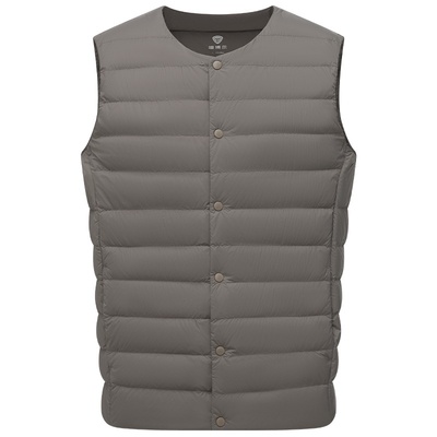 坦博尔官方2025新款羽绒马甲男款轻薄透气保暖休闲内胆内搭坎肩