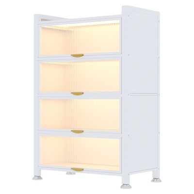 厨房落地多层收纳柜子餐边置物架微波炉家用碗柜多功能橱柜储物柜