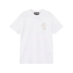 【自营】VJC 范思哲 男士棉质修身版圆领短袖T恤 78GAHT00 CJ00T