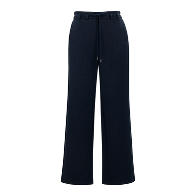 HONRN/红人羊毛呢直筒阔腿休闲裤