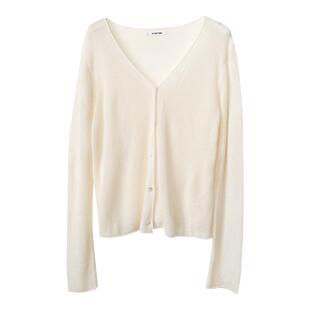 针织冰丝开衫黑色薄款罩衫夏季外搭短款上衣女空调衫防晒披肩外套