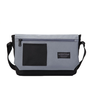 日韩相机数码单肩男潮牌休闲拉链斜挎书包街头邮差工装电脑揭盖包