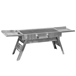 上林方烧烤架烧烤炉子家用304不锈钢户外便携2025新款全套木炭炉