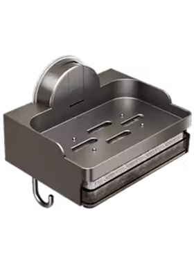 吸盘肥皂盒卫生间壁挂式香皂盒浴室肥皂置物架沥水盒放置装饰摆件