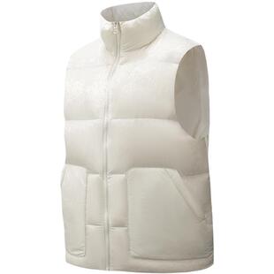 安踏面包羽绒服马甲女2026冬季新款鸭绒保暖立领加厚棉服背心外套