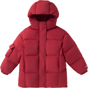 雅鹿2025新款儿童羽绒服中长款加厚大童男童女童宝宝御寒冬季外套