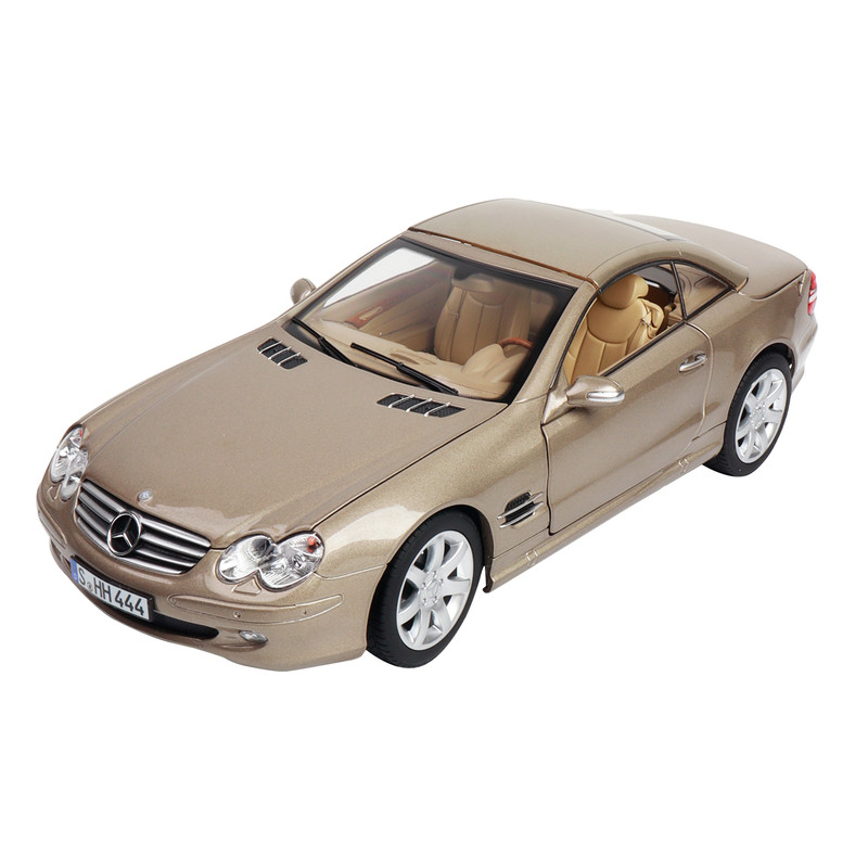 NOREV 1:18 奔驰SL500 R230 2003款敞篷跑车合金全开汽车模型收藏