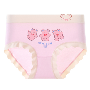 莫代尔女宝三角裤四季通用薄款透气女童内裤儿童四角平角裤优可丝