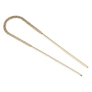 唐汉谷合金U型发簪古风盘发簪子汉服马面裙配饰复古发钗超仙日常