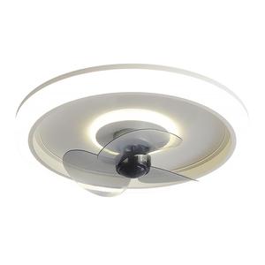 箭牌照明卧室风扇灯一体2024新款静音隐形奶油风房间主卧吸顶灯