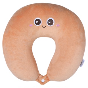ViVi bear/维维熊面包午睡枕趴睡枕u型枕旅行飞机枕护颈u形枕两用