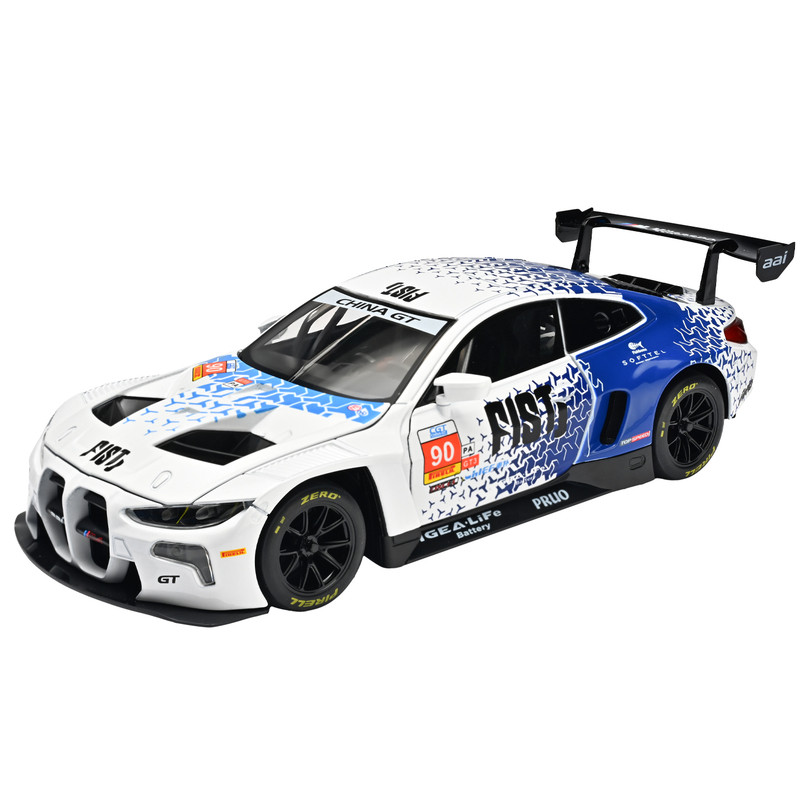 1比24车模型M4GT3合金车模玩具