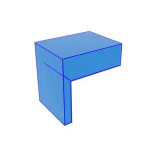 L型亚克力吧台展示架咖啡店桌面展示台定制橱窗装饰中岛台网红