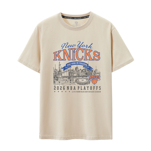 2026短袖T恤布伦森11号衣服印花纽约尼克斯季后赛大码篮球KNICKS