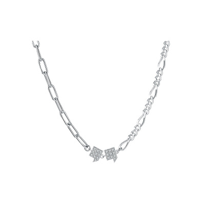 abybcharming双引号锁骨链