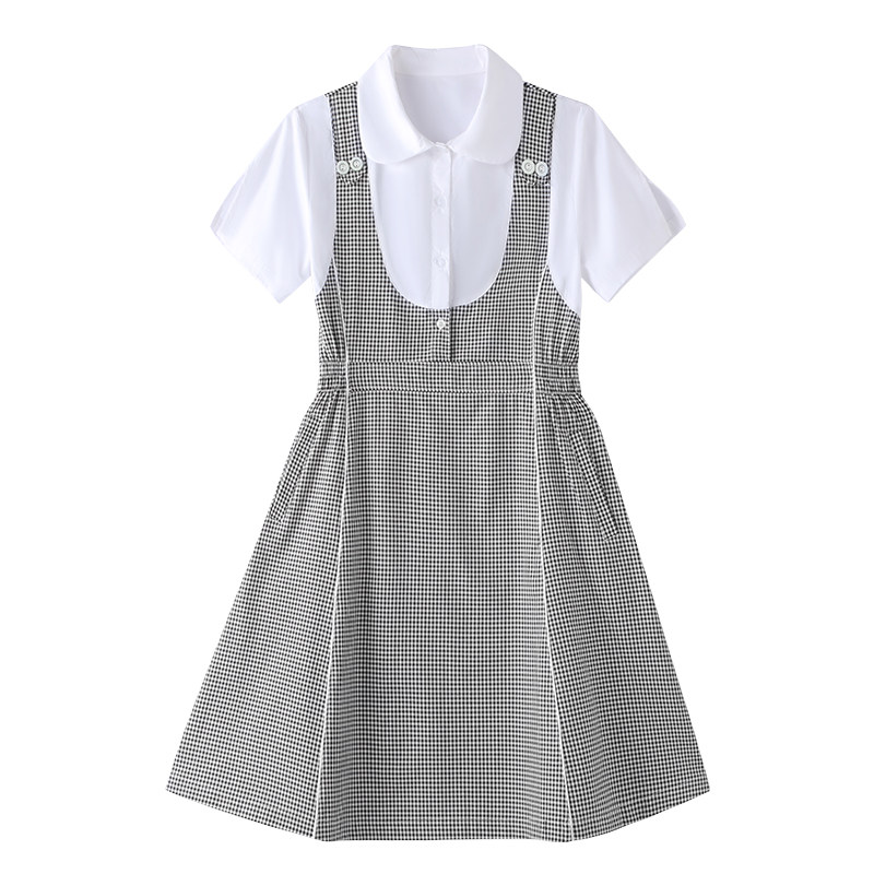 青青世界深圳校服中学礼服夏礼衬衫长裤西裤连衣裙纯棉统一款式