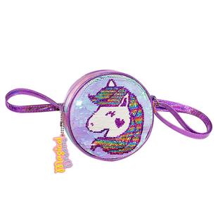 【小猪佩奇】tigerfamily虎米儿童斜挎零钱小包亮片新年礼物背包