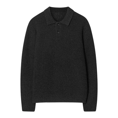 ARBA特细美利奴羊毛半襟针织毛衣