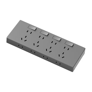 扩展多孔明装二十五孔插座10十孔25孔带开关明线盒大功率排插面板