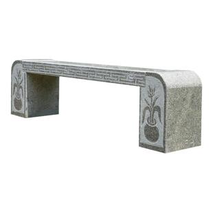 户外石凳子庭院石椅长条花岗岩大理石公园石条凳别墅家用广场园林