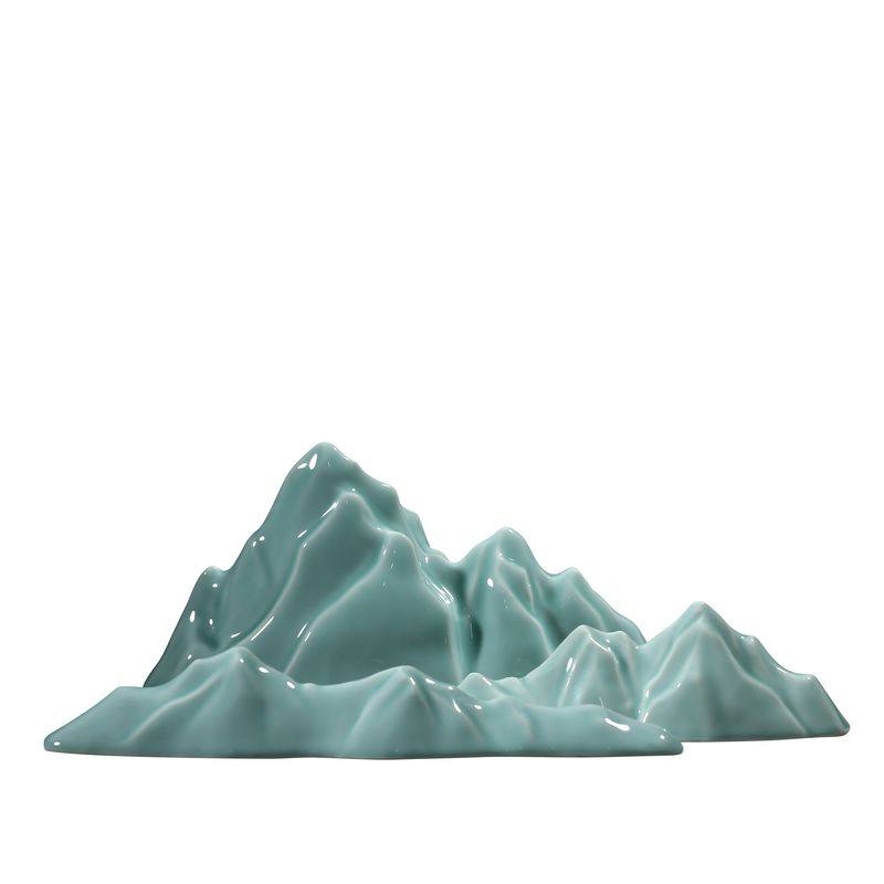 陶瓷枯山水新中式风软装造景摆件