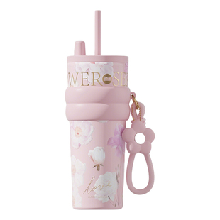 【露思同款】世大家保温杯女生高颜值2025新款大容量车载吸管水杯