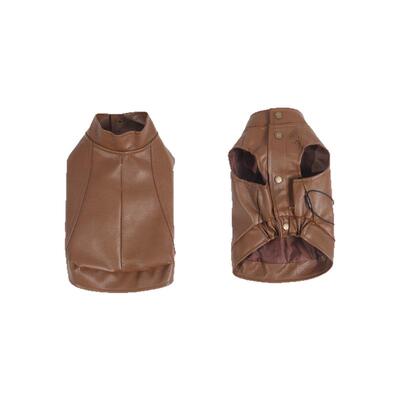 Blueport猫狗通用PU皮衣秋冬装