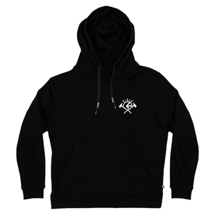 Ethika男装潮流Woody爱斯卡斧头卫衣酷印花图案黑色连帽抽绳卫衣