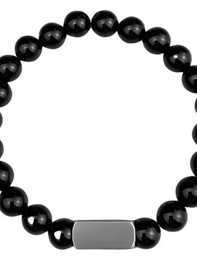 简约个性黑曜石手串手链