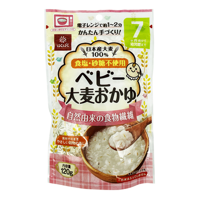 日本进口黄金大地宝宝原味大麦片