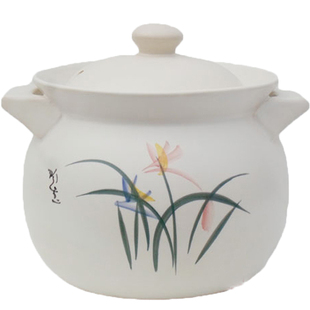 景德镇珍宝正品耐高温1.5-10升陶瓷砂锅平底电陶炉汤煲瓦罐养生煲