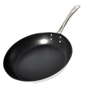 不粘锅平底锅煎蛋烙饼锅千层饼不锈钢不沾煎锅电磁炉燃气灶通用锅