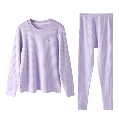 猫人100%棉儿童保暖秋衣秋裤套装