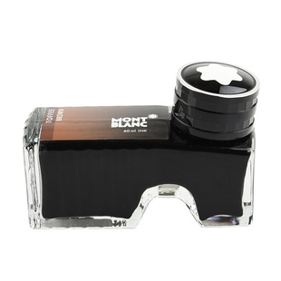 万宝龙MONTBLANC 瓶装墨水龙水墨囊 高跟鞋墨水60ml 永固黑太妃棕