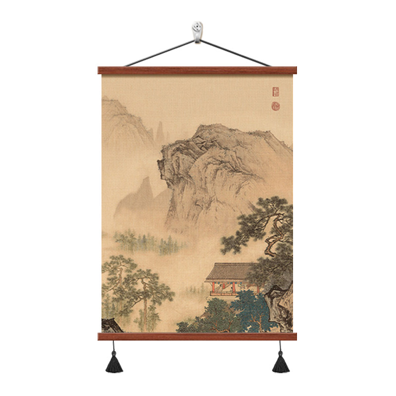 宋代美学书房茶室装饰画玄关画