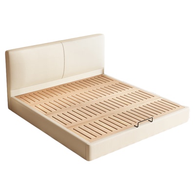 热销⭕榉木加厚榫卯落地床可定制