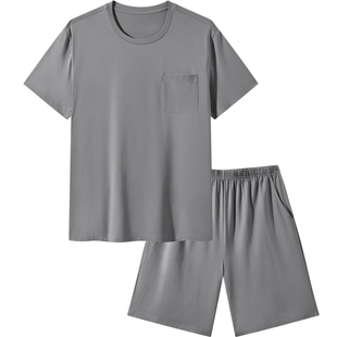 gxg.jeans男装 多色宽松莫代尔棉家居服短袖睡衣套装男 25夏新品