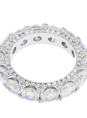 fdk原创满砖嘻哈锆石戒指男轻奢