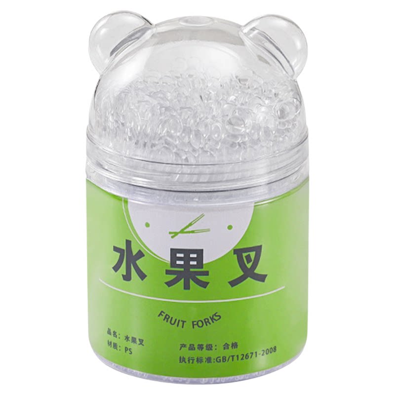 外卖果切配套享用水果叉