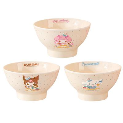 marsica三丽鸥波点碗套装