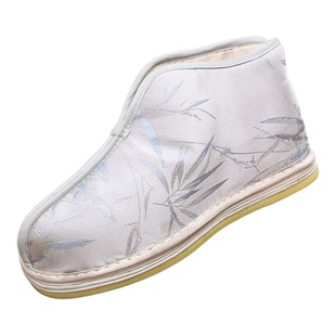 中国风千层底布鞋女加厚保暖洋气防寒休闲汉服鞋传统禅修居士棉鞋