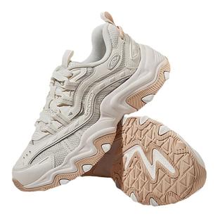 李宁猫爪LITE2/3休闲运动鞋女春秋款时尚百搭透气增高复古老爹鞋