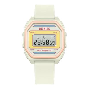Dickies电子手表初高中生女款多巴胺大学生运动百搭时尚电子表570
