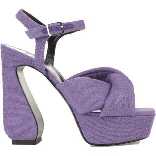 Sergio Rossi/SR女鞋SI ROSSI系列厚底防水台粗跟高跟鞋女