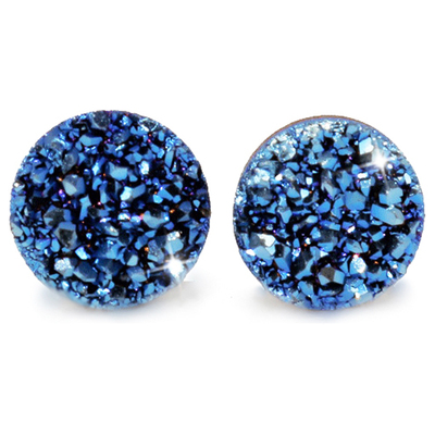 设计师款晶簇男女学生单只耳钉