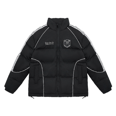 FDR国潮美式嵌条刺绣棉衣棉服