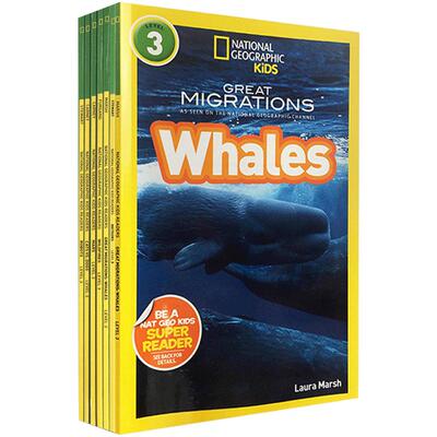 【三阶动物篇12册】美国国家地理杂志 National Geographic Kids 英文原版绘本启蒙儿童小百科全书英语学习课外科普阅读书籍reader